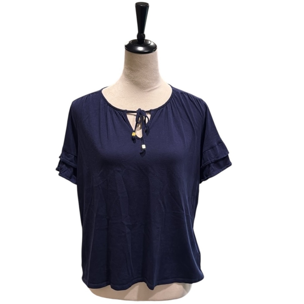 Michael Kors Med Navy T w/ Bell Sleeves